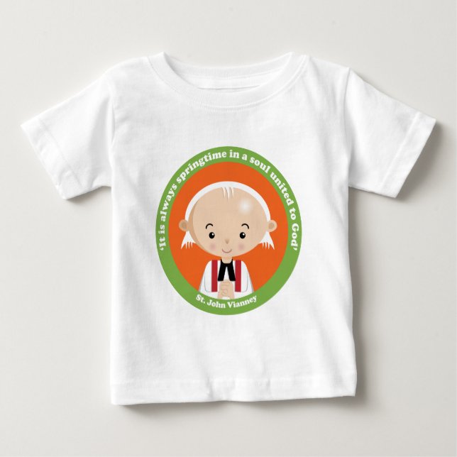 Camiseta Para Bebê Rua John Vianney (Frente)