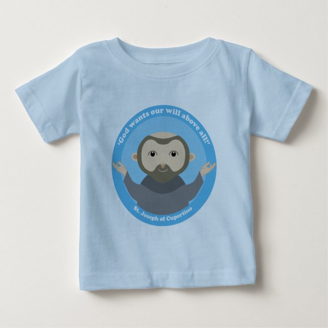 Camiseta Para Bebê Rua, José de Cupertino (Frente)