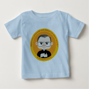 Camiseta Para Bebê Rua: Josemaria Escriva