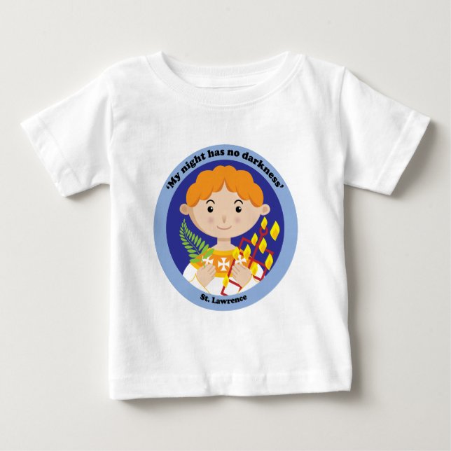 Camiseta Para Bebê Rua. Lawrence (Frente)