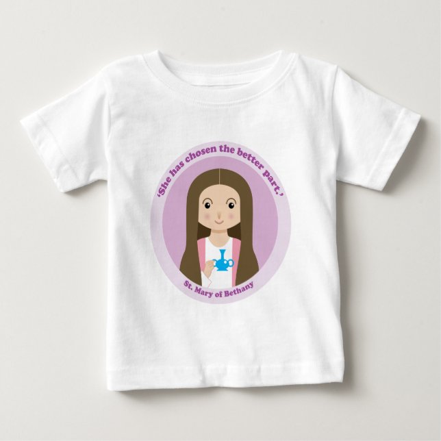 Camiseta Para Bebê Rua. Mary of Bethany (Frente)