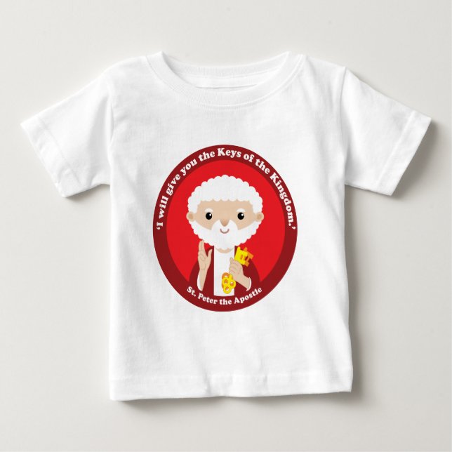 Camiseta Para Bebê Rua, Peter, o Apóstolo (Frente)