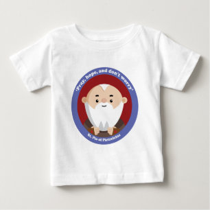 Camiseta Para Bebê Rua Pio de Pietrelcina