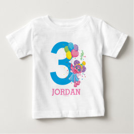 Camiseta Para Bebê Rua Sésamo | Abby Cadabby Birthday