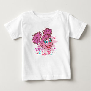 Camiseta Para Bebê Rua Sésamo   Abby Cadabby - Sparkle & Shine