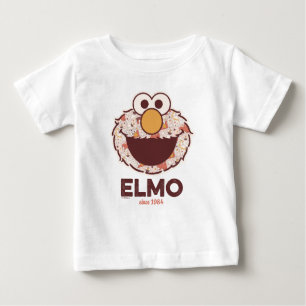 Camiseta Para Bebê Rua Sésamo   Elmo Desde 1984