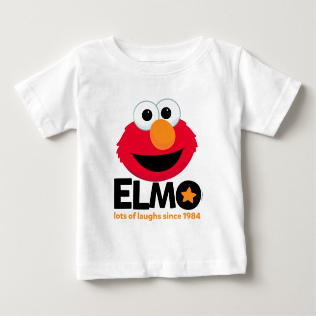 Camiseta Para Bebê Rua Sésamo | Elmo Muitas filhas desde 1984 (Frente)
