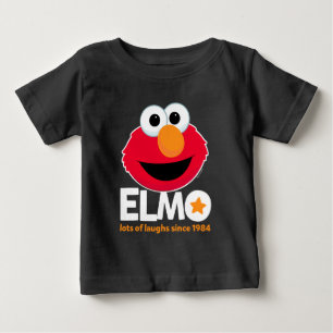 Camiseta Para Bebê Rua Sésamo Elmo Muitas filhas desde 1984
