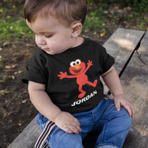 Camiseta Para Bebê Rua Sésamo Elmo Personalizado