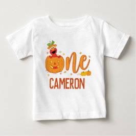 Camiseta Para Bebê Rua Sésamo - Elmo | primeiro aniversario de abóbor