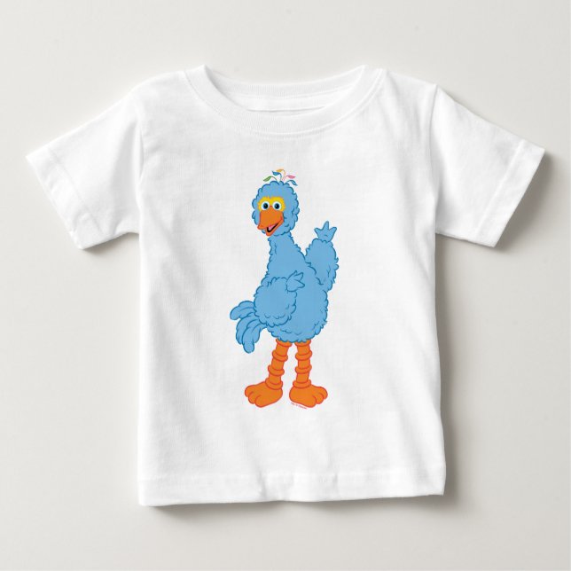 Camiseta Para Bebê Rua Sésamo Pino (Frente)