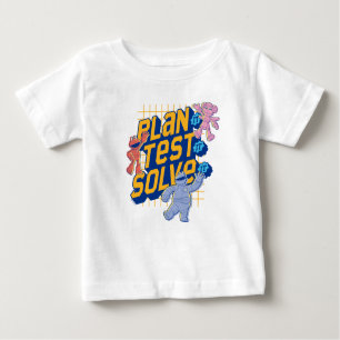 Camiseta Para Bebê Rua Sésamo   Solução de teste do plano de construç