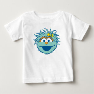 Camiseta Para Bebê Rua Sésamo Sorriso Rosita