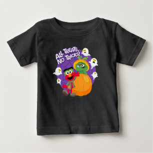 Camiseta Para Bebê Rua Sésamo Todos Os Truques Sem Tratamentos!