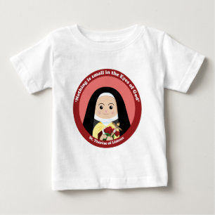 Camiseta Para Bebê Rua. Thérèse de Lisieux