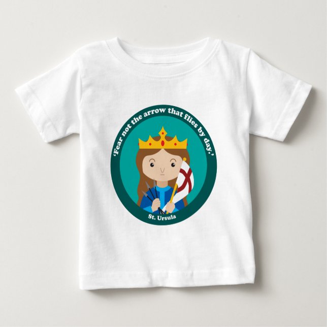 Camiseta Para Bebê Rua. Úrsula (Frente)