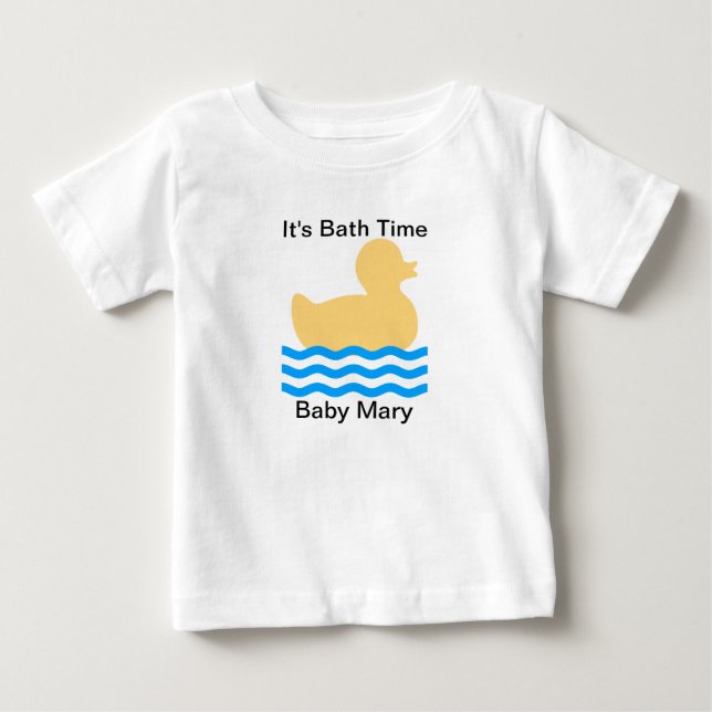 Camiseta Para Bebê Rubber Ducky (Frente)
