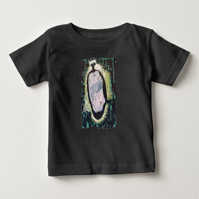 Camiseta Para Bebê Rugido do Leão (Frente)
