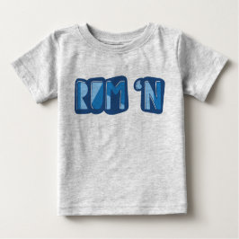 Camiseta Para Bebê Rum 'n, inglês, Yorkshire Slang