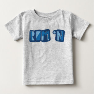 Camiseta Para Bebê Rum 'n, inglês, Yorkshire Slang
