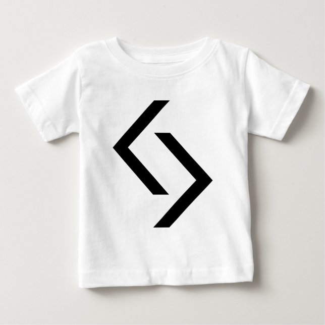 CAMISETA PARA BEBÊ RUNE DE JERA (Frente)