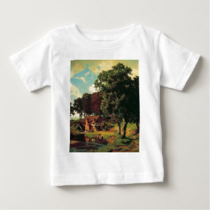 Camiseta Para Bebê Rusty Mill por Bierstadt Albert
