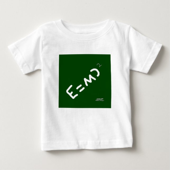 Camiseta Para Bebê RVC de Relatividade Física HI54EDU (Frente)