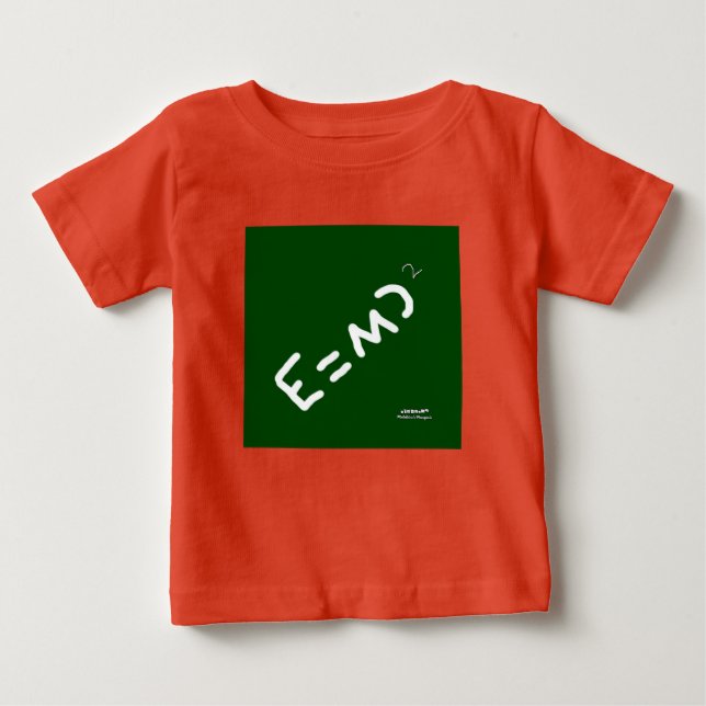 Camiseta Para Bebê RVC de Relatividade Física HI54EDU (Frente)
