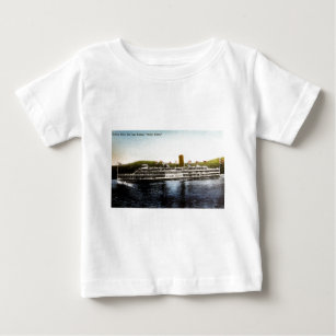 Camiseta Para Bebê S.S. Robert Fulton - Linha do Dia do Rio Hudson