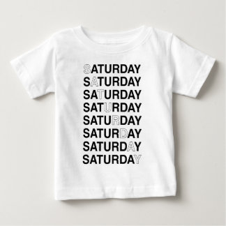 Camiseta Para Bebê Sábado