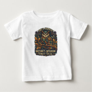 Camiseta Para Bebê Sabedoria da Natureza – Inspirando Amantes da Terr