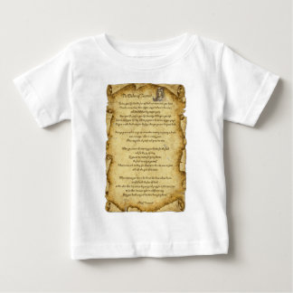 Camiseta Para Bebê Sabedoria Nativa Americana do Chefe Tecumseh