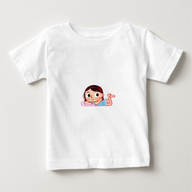 Camiseta Para Bebê Saco de Compras Reutilizável (Frente)
