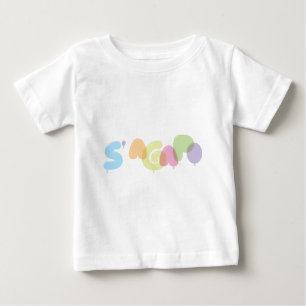 Camiseta Para Bebê S'agapo - eu te amo no grego