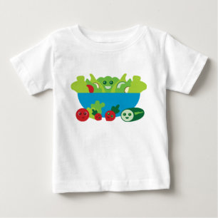 Camiseta Para Bebê Salada
