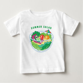 Camiseta Para Bebê Salada de Verão