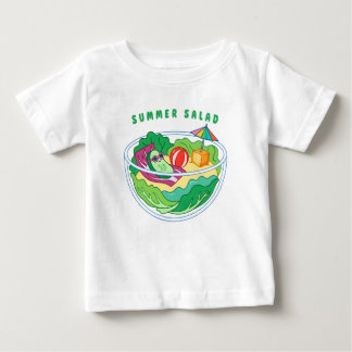 Camiseta Para Bebê Salada de Verão