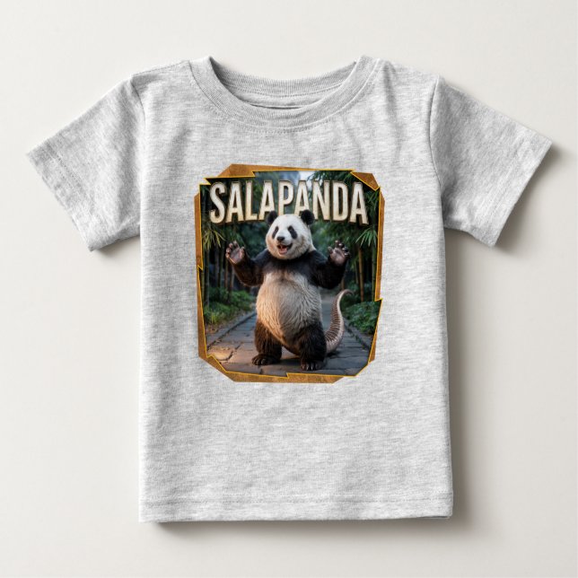 Camiseta Para Bebê Salapanda Fotográfica Combo Criatura Engraçada (Frente)