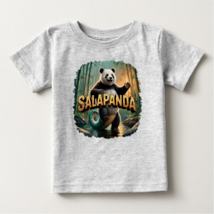 Camiseta Para Bebê Salapanda Ilustração Combo Criatura Funny