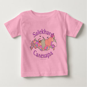 Camiseta Para Bebê Salekhard Rússia