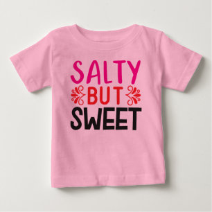 Camiseta Para Bebê Salgado, mas doce