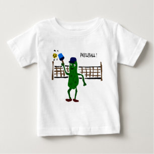 Camiseta Para Bebê Salmoura que joga a arte do primitivo de