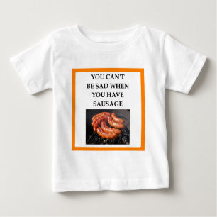 CAMISETA PARA BEBÊ SALSICHA