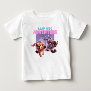 Camiseta Para Bebê Saltar para a aventura