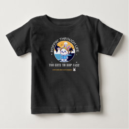 Camiseta Para Bebê Saltitando pela Vida