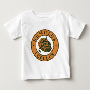 Camiseta Para Bebê Salto do lupulus do Humulus para a cerveja do