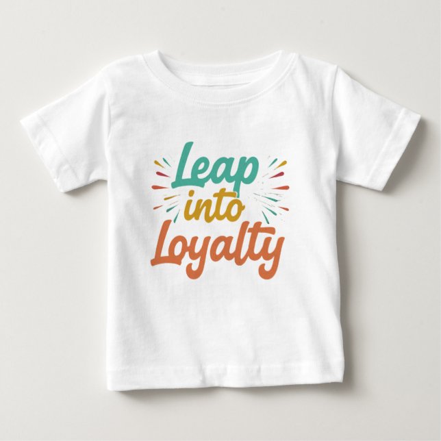 Camiseta Para Bebê Salto para a Lealdade (Frente)