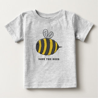 Camiseta Para Bebê Salvar as abelhas
