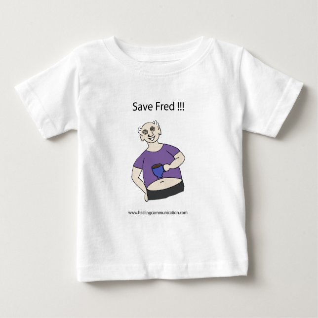Camiseta Para Bebê Salvar Fred (Frente)