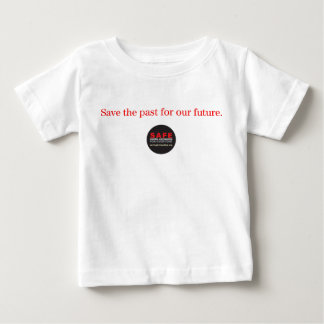 Camiseta Para Bebê Salvar o passado para nosso t-shirt infantil
